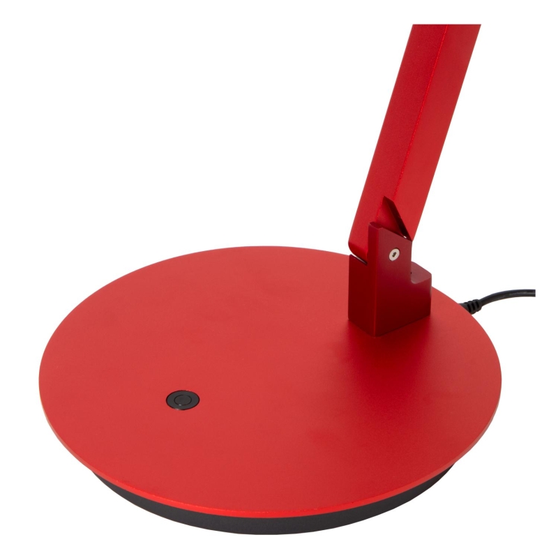 Lucide Premium OGDEN - Desk lamp- LED 3 StepDim - 1x7W 3000K - Red